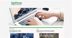 Desktop Screenshot of macforms.com