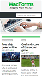 Mobile Screenshot of macforms.com